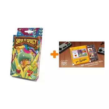 Настольная игра Ура, это гриб! + Шоколад Кэт 12 Для геймера 60г Набор