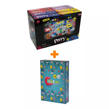 Настольная игра Языколом арт. Э004 + Конструктор Huggy Wuggy 33 детали Набор