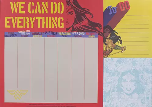 Настольный еженедельник Wonder Woman