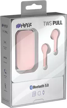 Наушники Hiper TWS PULL беспроводные (Pink)
