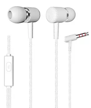 Наушники More choice G24 проводные вакуумные с микрофоном (White)