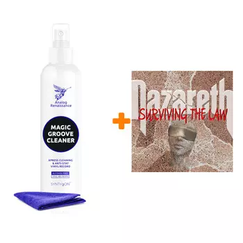 NAZARETH Surviving The Law Coloured Orange Vinyl LP + Спрей для очистки LP с микрофиброй 250мл Набор