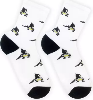 Носки DC Comics: Pixel – Batman (белые)