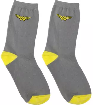 Носки DC Comics: Wonder Woman – Logo (серые)