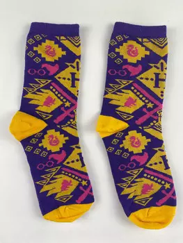 Носки Гарри Поттер: Дары Гриффиндора (фиолетовые)