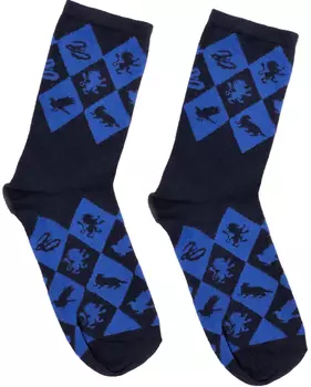 Носки Гарри Поттер – Синий Хогвартс (синие)