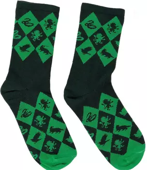 Носки Гарри Поттер – Зеленый Хогвартс (зеленые)