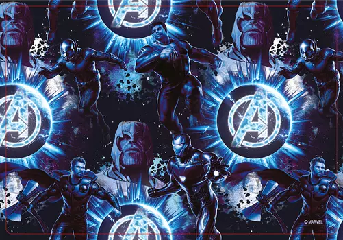 Обложка на паспорт Мстители паттерн