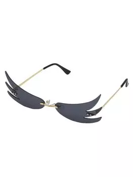 Очки детские солнцезащитные Ресницы (чёрные)