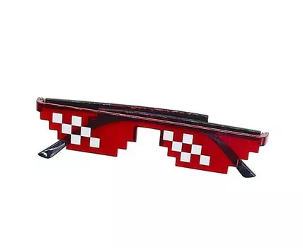 Очки Minecraft: Deal With It (красные)