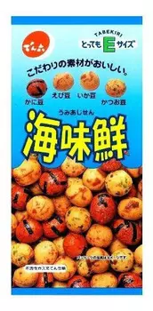 Орешки рисовые Denroku Вкус морепродуктов (50г)