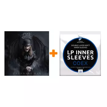 OSBOURNE OZZY Ordinary Man LP + Конверты внутренние COEX для грампластинок 12" 25шт Набор