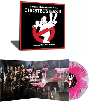OST Ghostbusters II – Music By Edelman Randy Splatter Clear &amp; Pink Vinyl (LP)