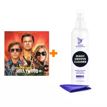 OST Once Upon A Time In Hollywood 2LP + Спрей для очистки LP с микрофиброй 250мл Набор