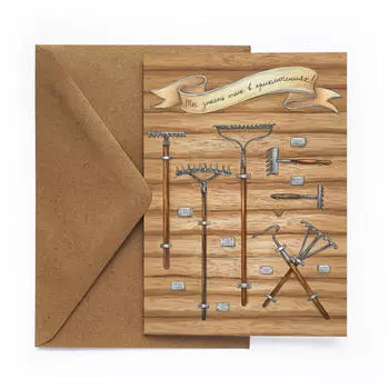 Открытка Грабли