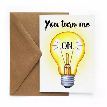 Открытка Лампа