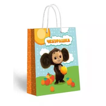 Пакет Чебурашка: Облака подарочный большой (335 x 406 x 155 мм)