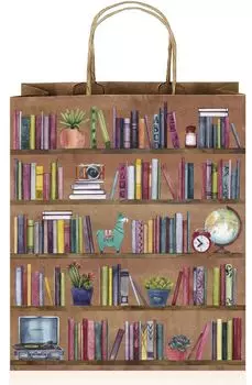 Пакет Книжные полки большой (38,5 x 28 x 15 см)