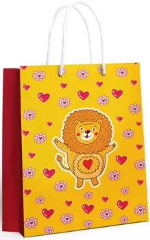 Пакет Львёнок подарочный большой (335 x 406 x 155 мм)