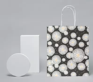 Пакет Одуванчики подарочный (27,5х33х12см)