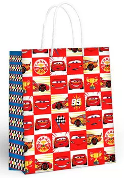 Пакет Тачки подарочный большой 2