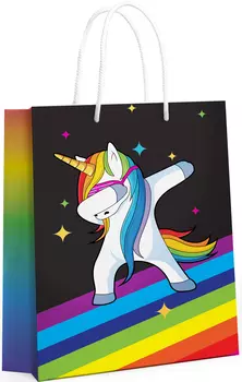 Пакет Танцующий единорог подарочный