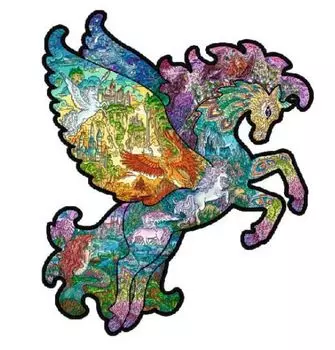 Пазл фигурный Пегас деревянный (190 элементов)