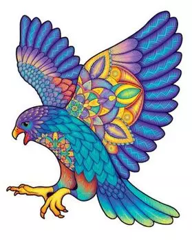 Пазл фигурный Сапсан деревянный (133 элемента)