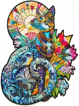 Пазл Кошка деревянный (XL)