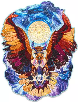 Пазл Мудрая Сова деревянный (L)