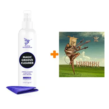 ПИКНИК Весёлый и злой Coloured Gold Vinyl LP + Спрей для очистки LP с микрофиброй 250мл Набор