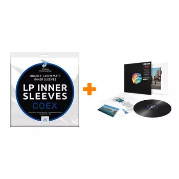 PINK FLOYD Wish You Were Here LP + Конверты внутренние COEX для грампластинок 12" 25шт Набор