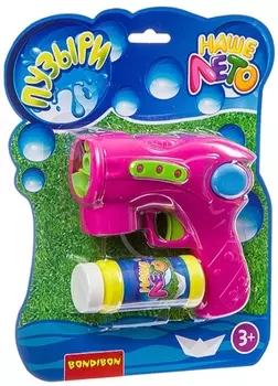 Пистолет Наше лето (с мыльными пузырями, 110 мл)