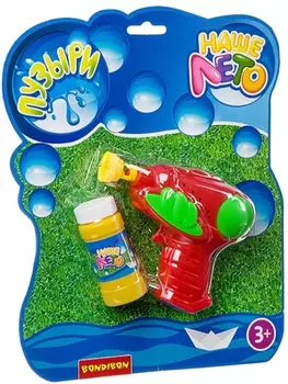 Пистолет Наше лето (с мыльными пузырями, 58 мл)