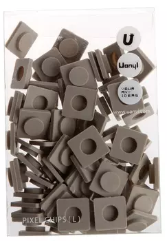 Пиксельные фишки Большие WY-P001 (Pixel Chips Large) (Серый)