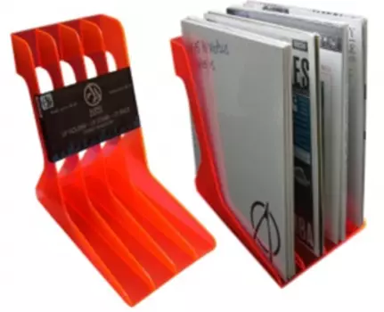 Подставка для виниловых пластинок (красная)