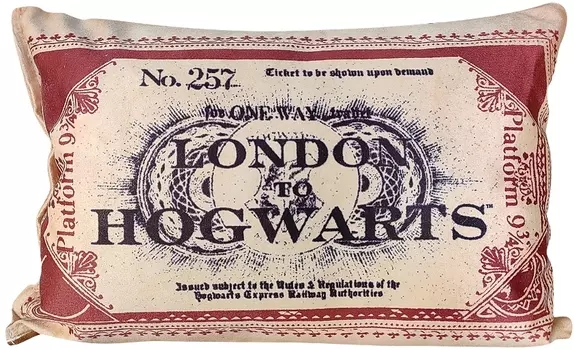 Подушка Harry Potter: Hogwarts Express Ticket
