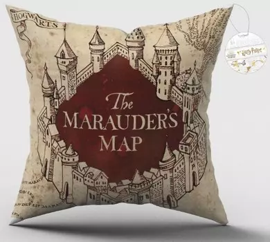 Подушка Harry Potter: Marauder`s Mapp