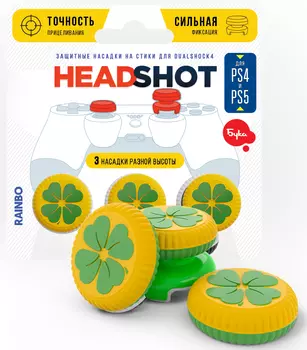 Полимерные накладки на стики Irish для DualShock 4 (PS4) / DualSense (PS5)