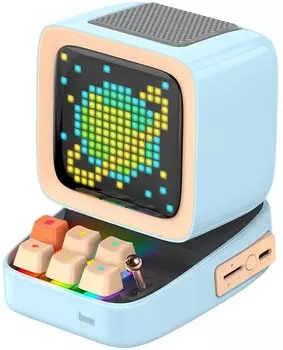 Портативная колонка Divoom: Ditoo Plus (голубой)