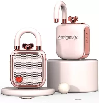 Портативная колонка Divoom LoveLock (розовый)