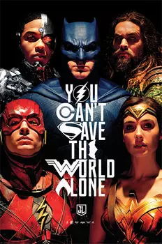 Постер DC: Justice League – Movie Save The World