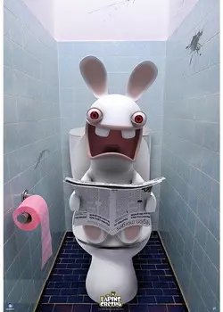Постер Raving Rabbids: WC