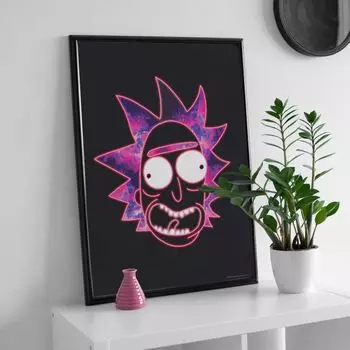 Постер Рик и Морти: Рик – Неон