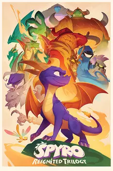 Постер Spyro: Animated Style