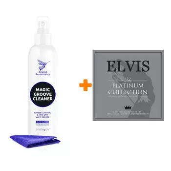 PRESLEY ELVIS The Platinum Collection 3LP + Спрей для очистки LP с микрофиброй 250мл Набор