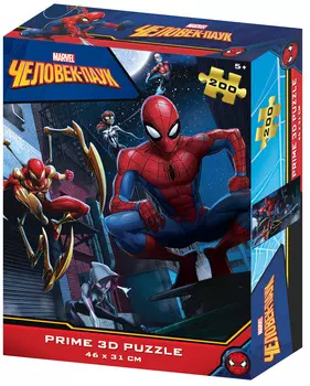 Prime 3D Puzzle: Marvel – Человек-Паук 4 (200 элементов)