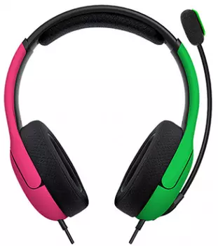 Проводная гарнитура LVL40 для Nintendo Switch (Pink Green)