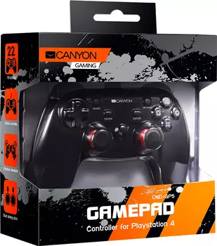 Проводной геймпад Canyon CND-GP5 + 2 мини-джойстика для PS4