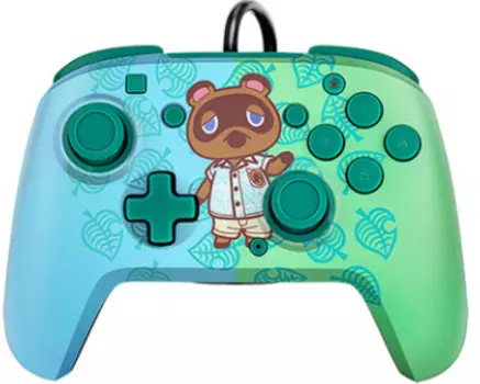 Проводной контроллер Faceoff: Animal Crossing для Nintendo Switch